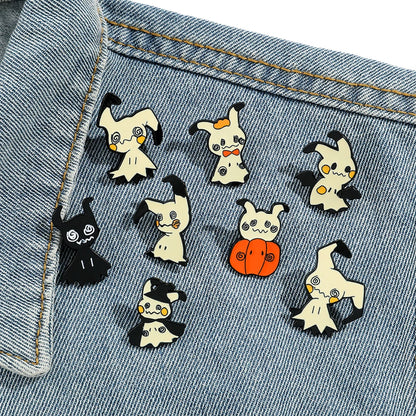 Pokemon Cartoon Metal Enamel Pins Brooch Cute Pikachu Badges Metal Denim Shirt Lapel Pin Jewelry Accessories Beauty World Shop