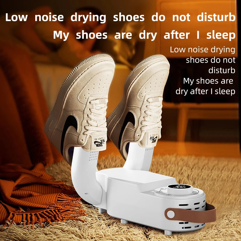 HOMEFISH Intelligent Shoe Dryer Quick Drying Deodorizing Sterilizing Adjustable Timer Household Shoe Warmer And Heater Beauty World Shop