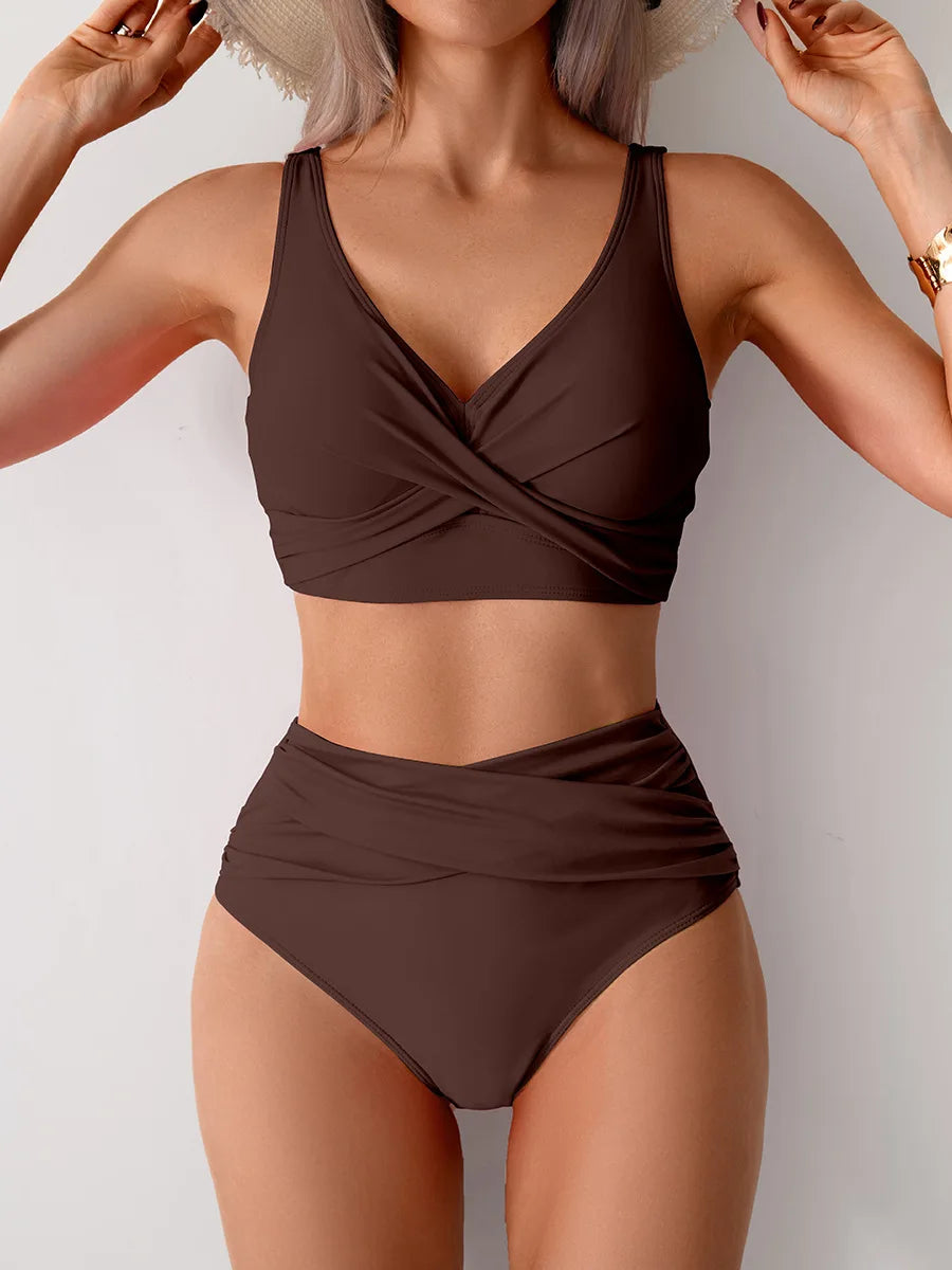 Summer Sexy Bikinis Push Up Swimsuits Women Swimwear For Female Beach Swim Wear Bathing Suits High Waist Bikini Set Pool Bather Beauty World Shop