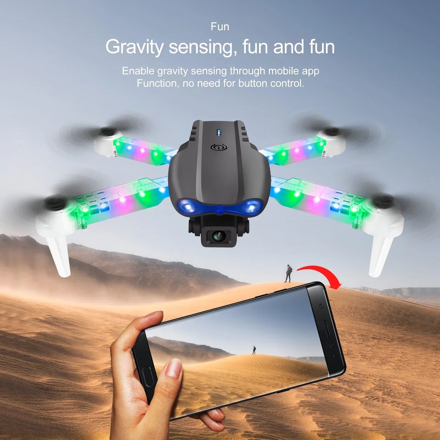 E99 K3 Pro HD 4K Drone with Dual Camera WiFi FPV Aerial Photography RC Quadcopter High Hold Mode Beauty Fashion