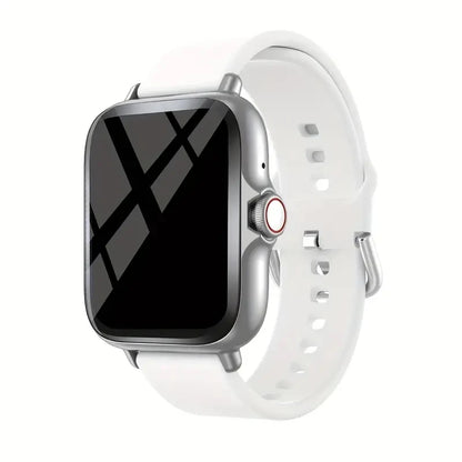 Smart watch with full touch screen, call, message reminder, music control and other functions, compatible with iPhone/android mo Beauty World Shop