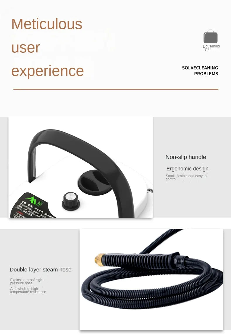 Steam Cleaner High Temperature Sterilization Air Conditioning Kitchen Hood Home /Car Steaming Cleaner 110V US Plug /220V EU Plug Beauty World Shop