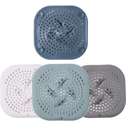 Shower Drain Hair Catcher Drain Cover Bathroom Tub with Suction Cup 5.9 Inches Silicone Sink Strainer Suit for Bathtub, Kitchen Beauty Trend Shop