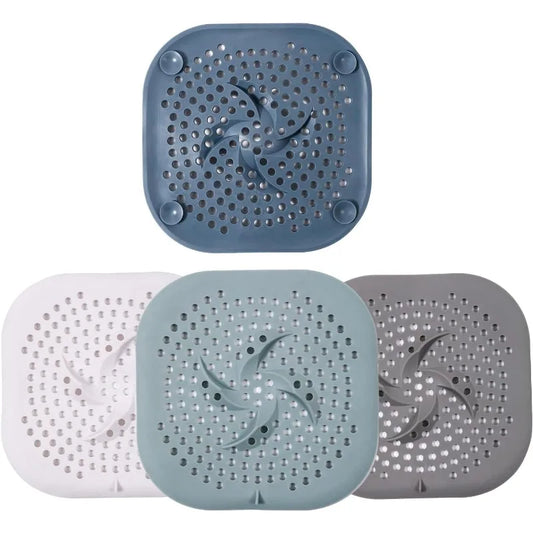 Shower Drain Hair Catcher Drain Cover Bathroom Tub with Suction Cup 5.9 Inches Silicone Sink Strainer Suit for Bathtub, Kitchen Beauty Trend Shop