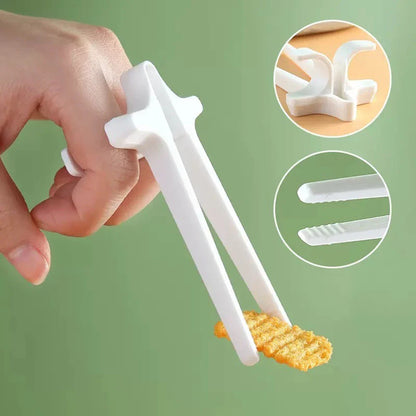 1PC Lazy Fingers Chopsticks Play Games Eat Snacks Clip Brush Video Without Dirty Hands Food Clip Beauty Trend Shop