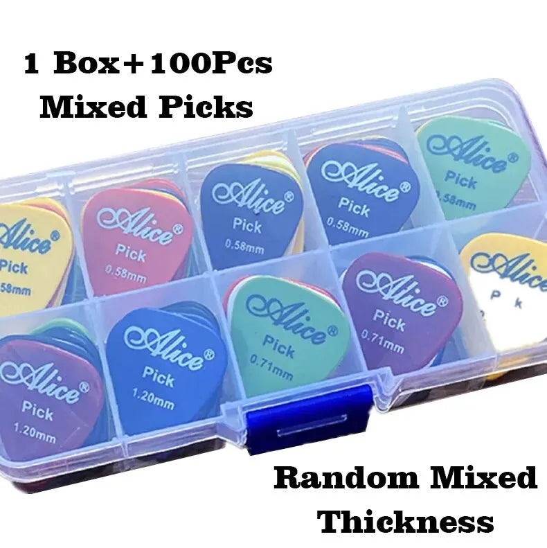 Multicolor Guitar Picks 50/100 Pieces Mixed ABS Premium Plastic Guitar Picks for Acoustic Electric Guitars Bass Or Ukulele Beauty World Shop