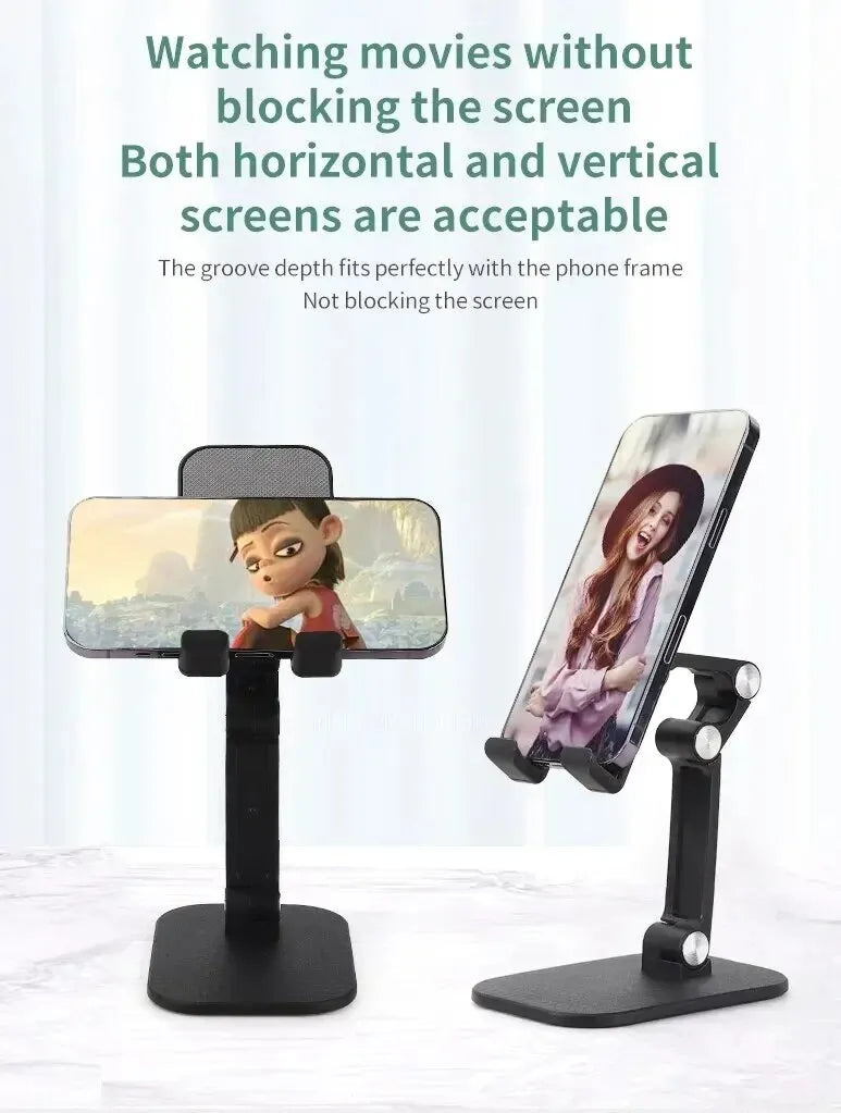 Desktop Phone Holder Can Be Freely Raised And Lowered, Adjustable In Height, Foldable, Portable Tablet For Live Streaming Beauty World Shop