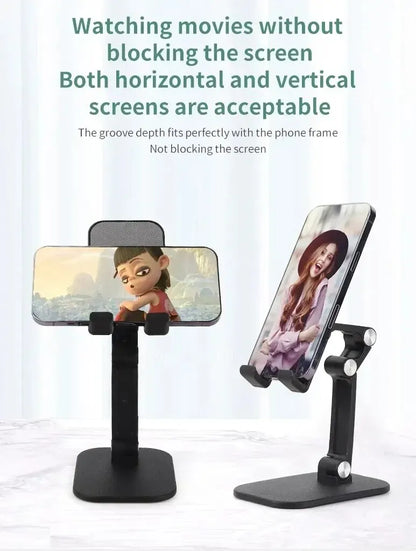 Desktop Phone Holder Can Be Freely Raised And Lowered, Adjustable In Height, Foldable, Portable Tablet For Live Streaming Beauty World Shop