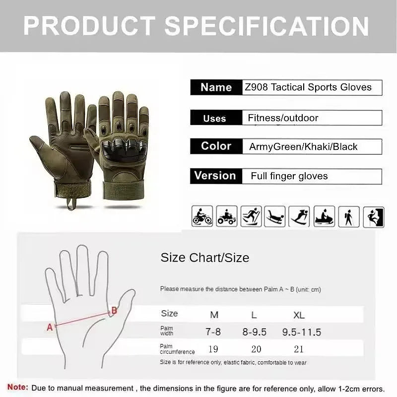 Men's and Women's Outdoor Mountaineering Hiking Wear-resistant Gloves Cycling Fitness Protective Gloves Beauty World Shop
