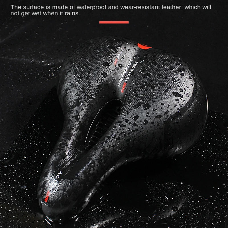 ESLNF Hollow Breathable Bicycle Saddle MTB Road Bike Saddle Shock Absorbing Comfortable Big Butt Bike Seat Bicycle  Accessories Beauty World Shop