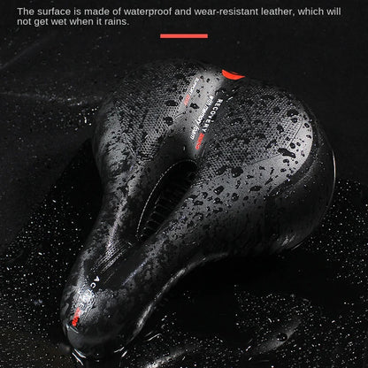 ESLNF Hollow Breathable Bicycle Saddle MTB Road Bike Saddle Shock Absorbing Comfortable Big Butt Bike Seat Bicycle  Accessories Beauty World Shop