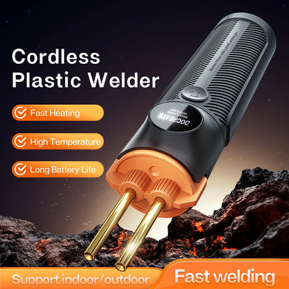 Portable Hot Stapler Plastic Welding Machine Car Bumper Repair Kit PVC Plastic Repairs Wireless Handheld Plastic Soldering Gun ﻿ Beauty World Shop