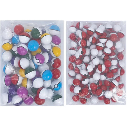 New Style 50Pcs Elf Ball 5CM 100Pcs 3CM Pokemon Anime Action Figure Pet Pikachu Pocket Monster Pokeball Toys For Kids Xmas Gifts Beauty World Shop