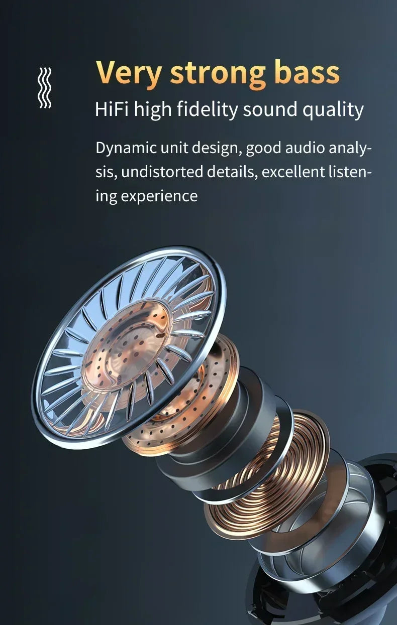 Original M10 Headphones Bluetooth Wireless Earpods Sports Stereo Noise Canceling Headphone Microphone Speaker Caixa De Som Gamer Beauty World Shop
