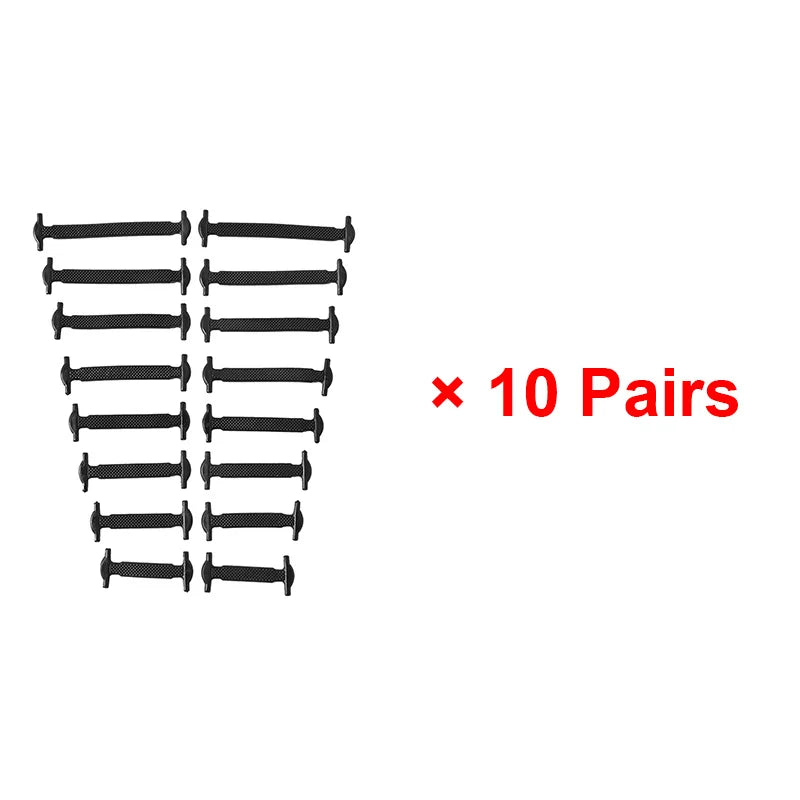 16pcs/lot Silicone Shoelaces No Tie Shoelaces 12 colors Elastic Lace Shoelace Creative Lazy Silicone Laces Rubber Lace Beauty World Shop