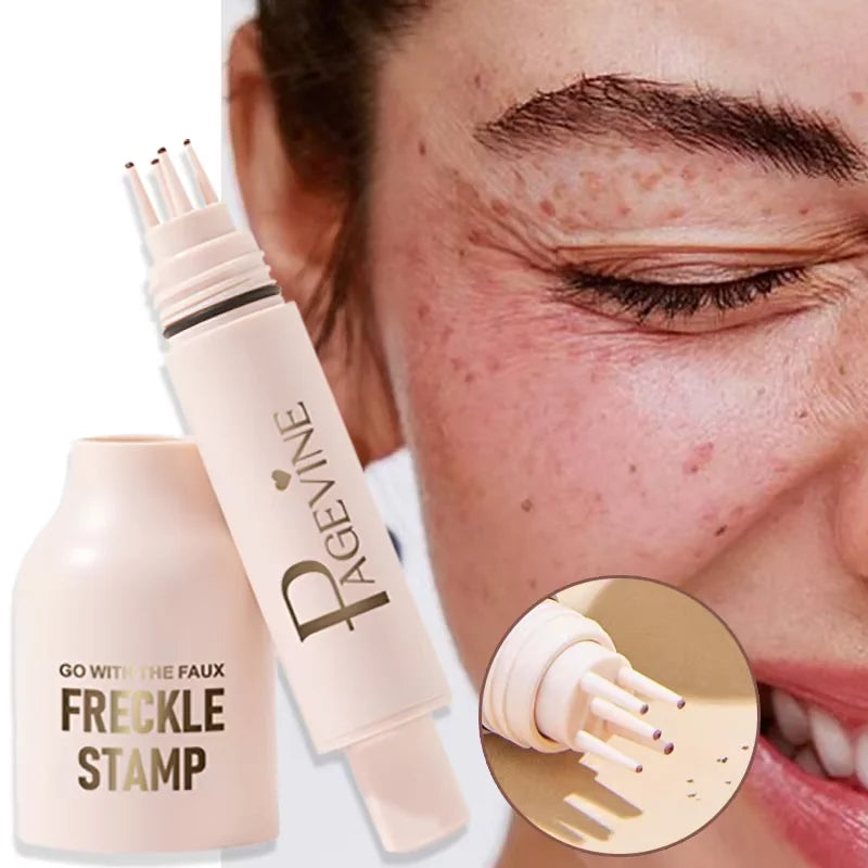 Facial Freckle Stamp Pencil,Natural Makeup for Freckles,Dark Spots, Moles,Waterproof,not easy to fade Concealer,Feminine Contour Beauty World Shop