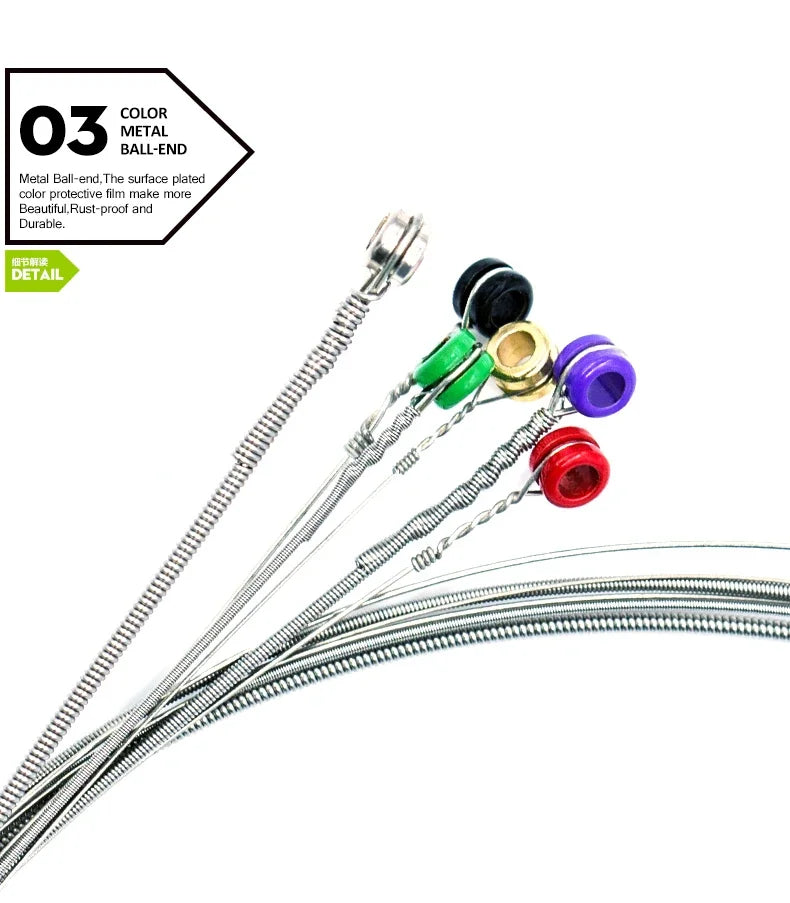 Orphee 1/5/10 Pcs Electric Guitar Strings Set RX Series Hexagonal Carbon Steel 6 String for Electric Guitar Accessories&Parts Beauty World Shop
