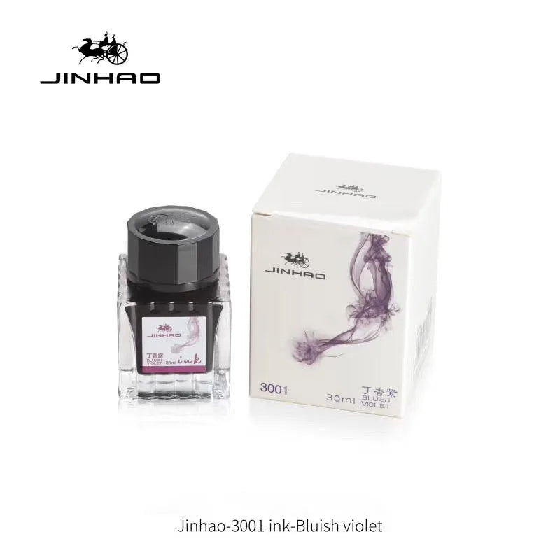 JINHAO 30ml Fountain Pen Ink Non-carbon Cartridge Refill Glass Bottled Fountain Pen Ink Stationery Office School Supplies Beauty World Shop