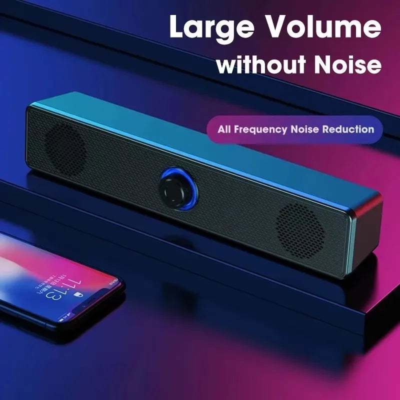 Wired Wireless Bluetooth Speaker Sound Box Bar Soundbar Computer PC TV Laptop Desktop Music Portable Caixa De Som Audio System Beauty World Shop