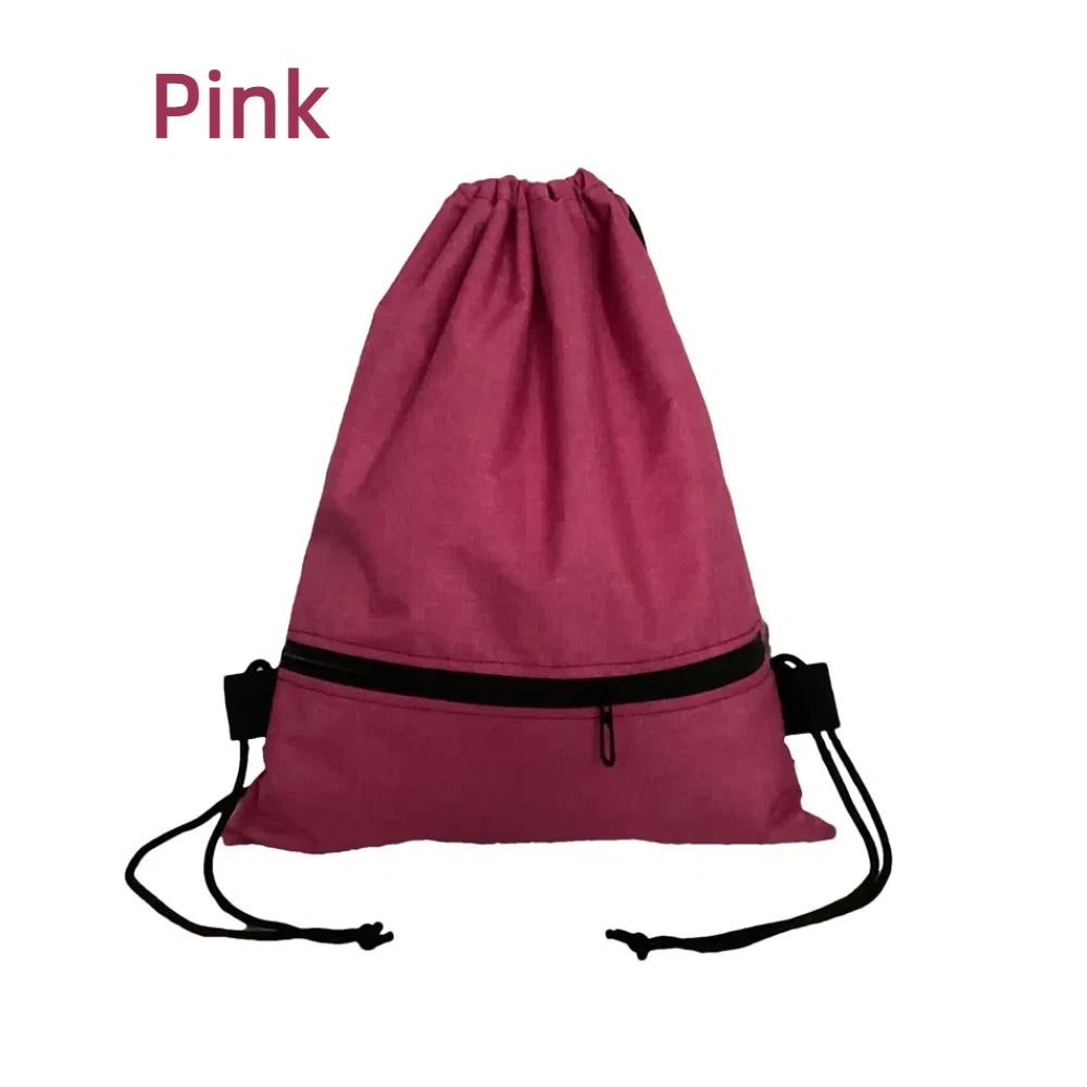 Unisex Drawstring Backpack – Lightweight Gym Bag, Travel Tote, School & Work for Men & Women | Minimalist Daily Carry All-in-One Beauty World Shop