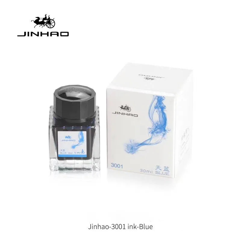 JINHAO 30ml Fountain Pen Ink Non-carbon Cartridge Refill Glass Bottled Fountain Pen Ink Stationery Office School Supplies Beauty World Shop