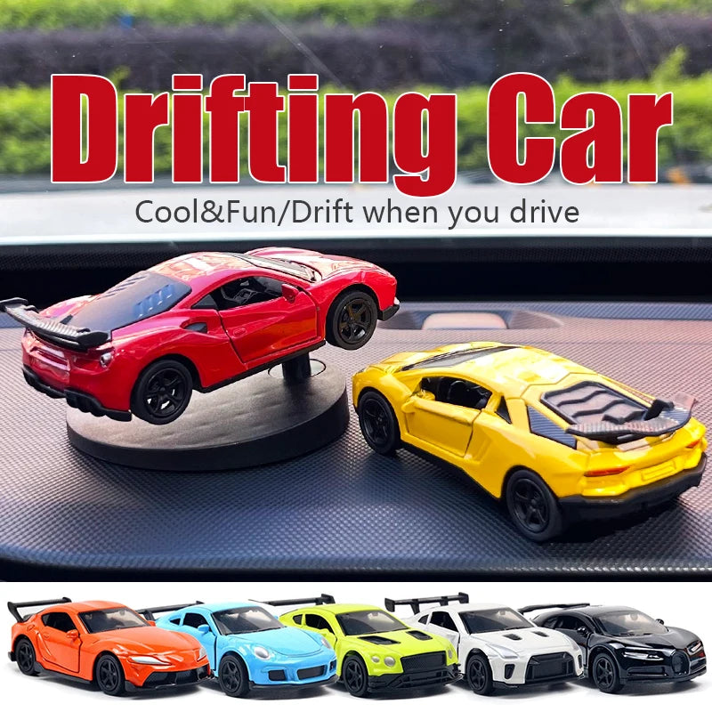 Drifting Car Model dashboard Swing Moving cool sports racing ornaments dash interior accessories decor items fun decorations men Beauty World Shop