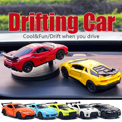 Drifting Car Model dashboard Swing Moving cool sports racing ornaments dash interior accessories decor items fun decorations men Beauty World Shop