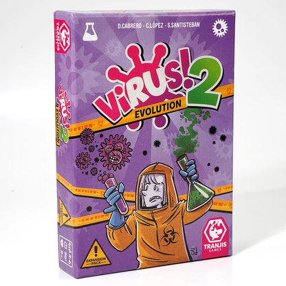 Virus! - Juego de cartas - El Juego mas contagioso. Edicion Española. +8 años VIRUS! 2 Evolution (Expansión) - Juego de cartas ( Beauty World Shop