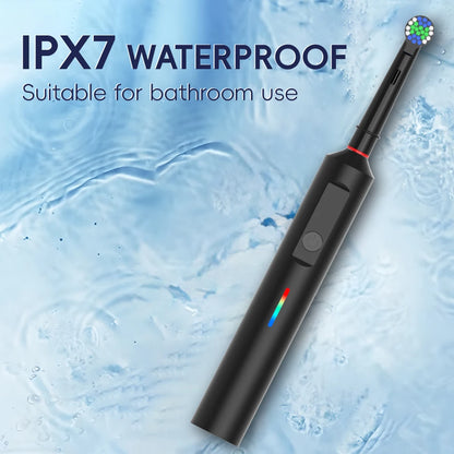 Intelligent Rotating Electric Toothbrush, Rechargeable Rotary Toothbrush Compatible with Oral B Replacement Electric Brush Heads Beauty World Shop