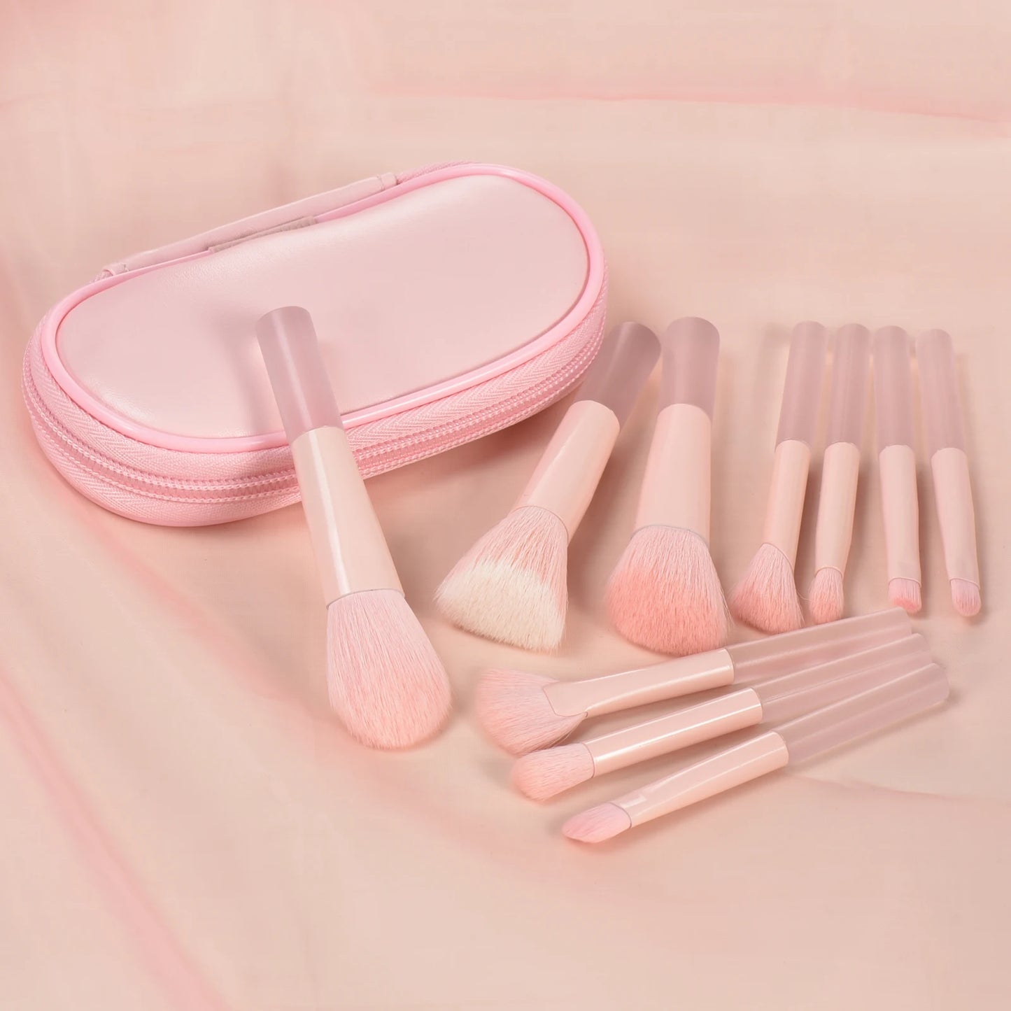 10 color Mini makeup brush Travel portable Makeup Tool Makeup Puff - Palm Brush Professional Makeup tool set Christmas gift Beauty World Shop