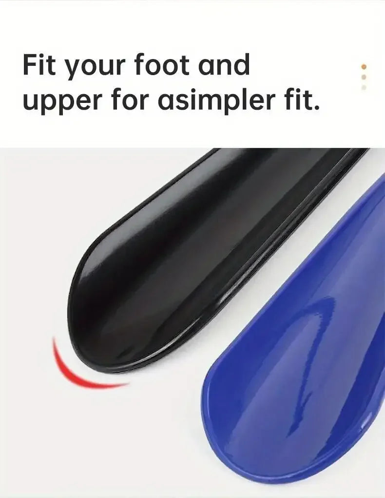 1pc Extra long flexible plastic shoe horns do not require bending durable shoe spoons for pregnant women wearing shoe assistants Beauty World Shop