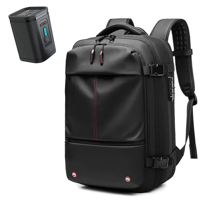 Travel Men 17 Inch Laptop Backpack Vacuum Compression Backpack Business Large Capacity School Backpack Expand Outdoor Backpack Beauty World Shop
