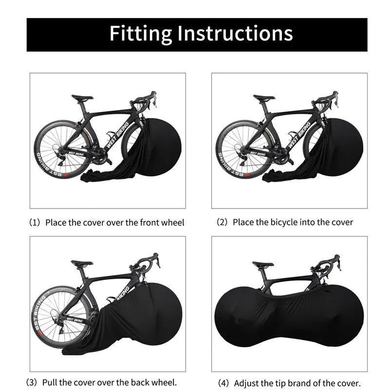 WEST BIKING Bicycle Protector Cover MTB Road Cycling Protective Gear Anti Dust Wheels Frame Cover Scratch Proof Storage Bag Beauty World Shop
