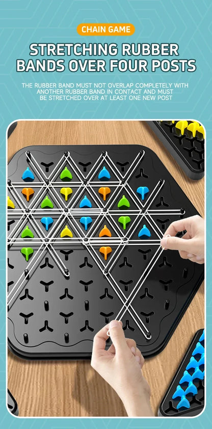 Chain Triangle Chess Splendor Duel Board Game Strategy Game for Kids and Adults Fun Family Game Logic Chess Track Tables Game Beauty World Shop