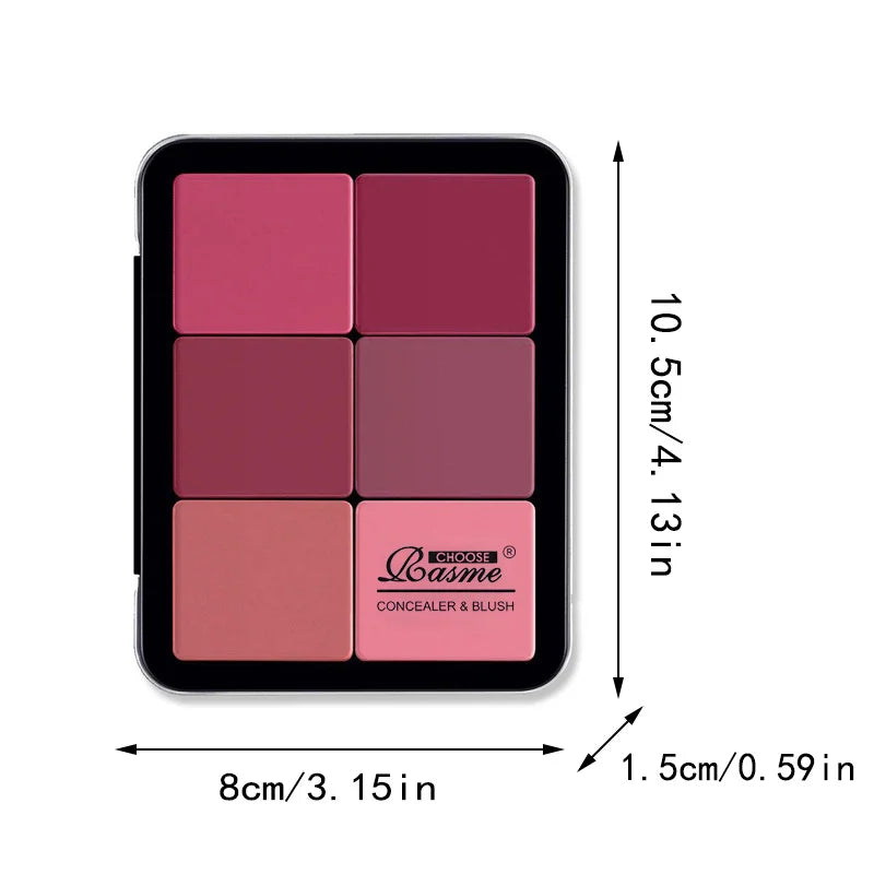 12-color iron box concealer blush cream matte highlight contour makeup all-in-one palette Beauty World Shop