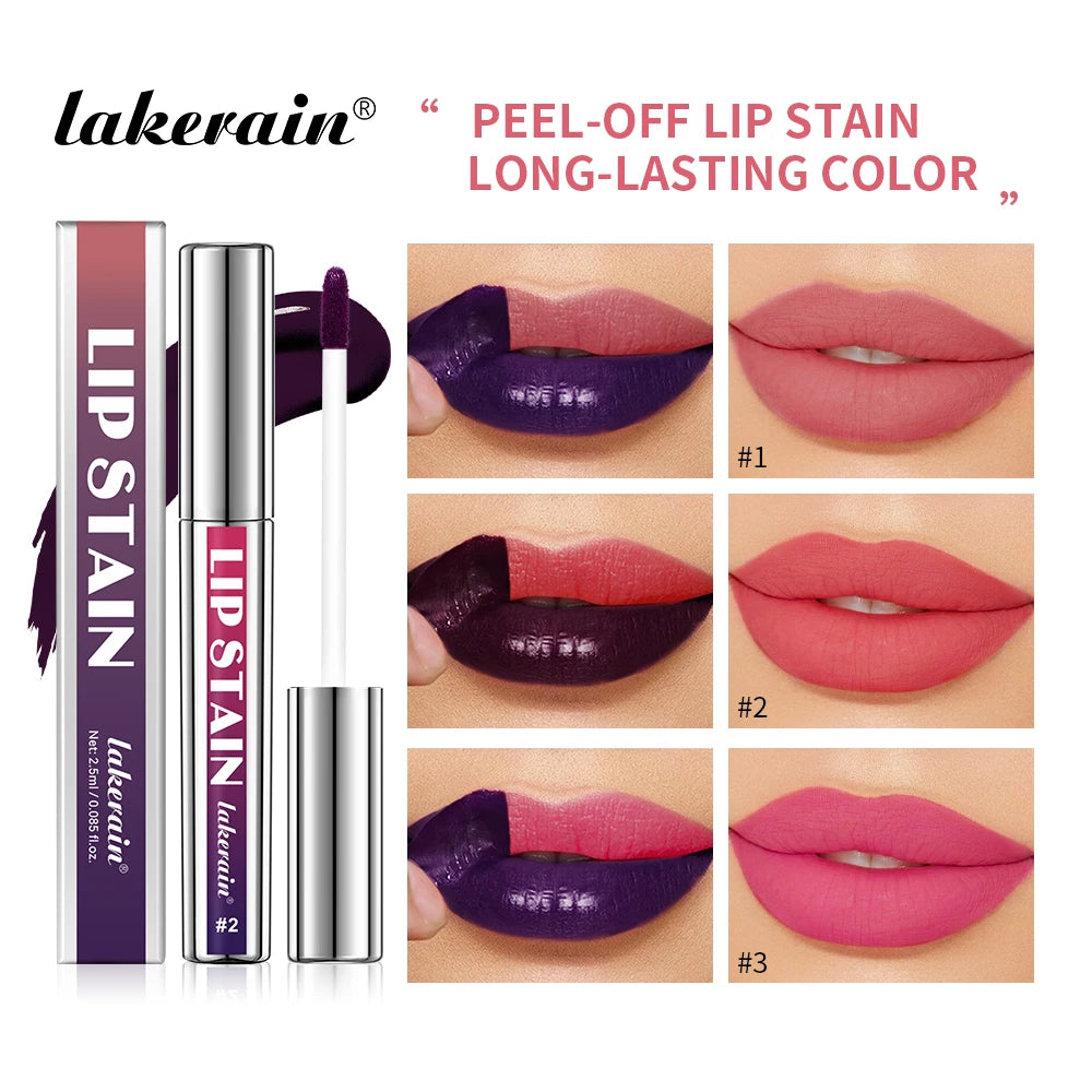 Peel Off Lip Stain Reveal Long Lasting Waterproof Pink Lip Tint Transfer Proof Non-stick Cup Natural Lip Stain Women's Cosmetics Beauty World Shop