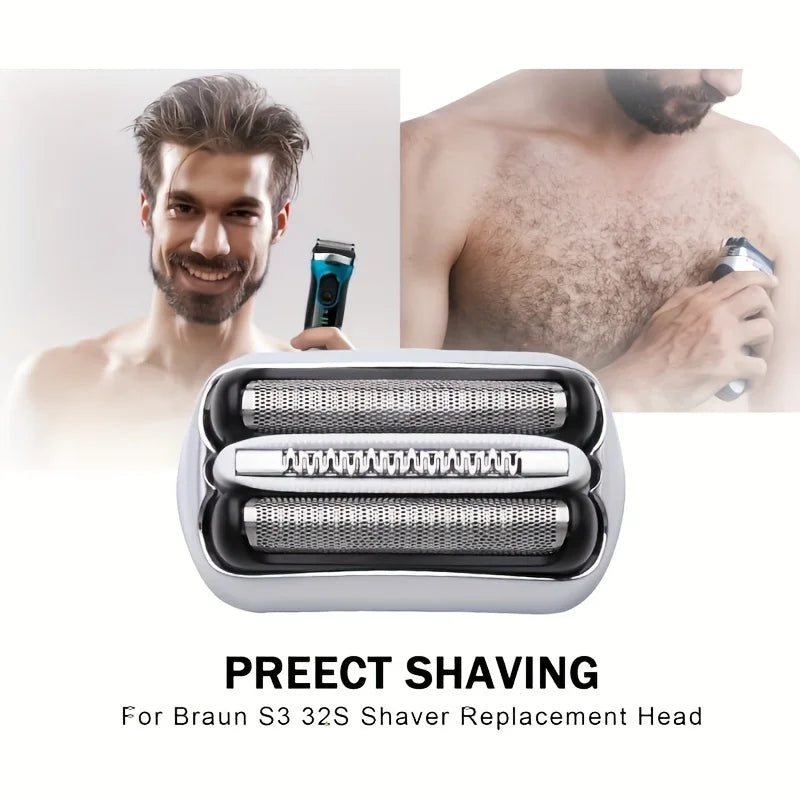 32S Series 3 Replacement Head for Braun S3 Shaver3000s,310s,3040s,3050cc,3010s,3070cc,3080s,3090s,350cc-4,370cc-4,380s-4,3090cc Beauty World Shop