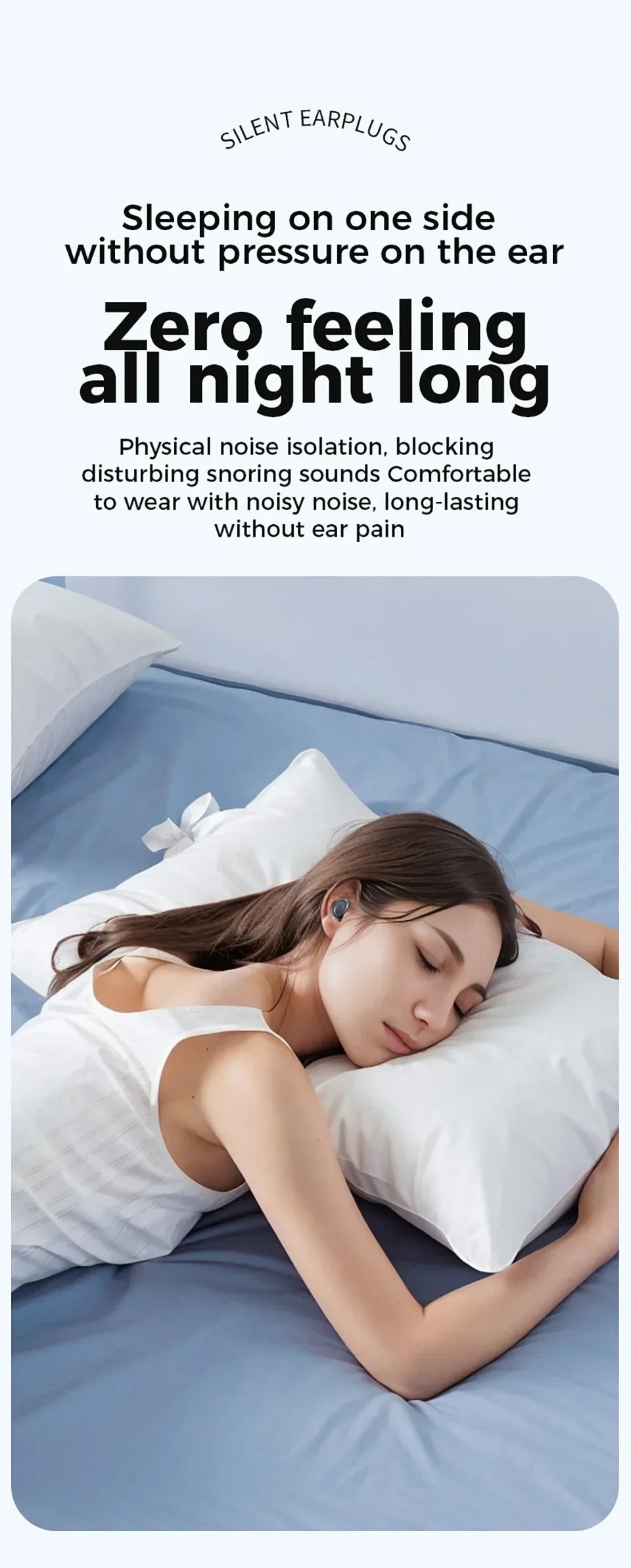 Quiet Ear Plugs for Sleeping Noise Reduction Super Soft Reusable Hearing Protection Anti noise earplugs for Concerts Travel Work Beauty Trend Shop