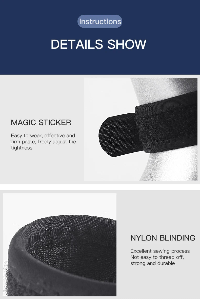 1PC Patella Kneecap Band Adjustable Silica Gel Knee Tendon Strap Protector Knee Pad Running Sports Cycling Gym Knee Support Beauty World Shop