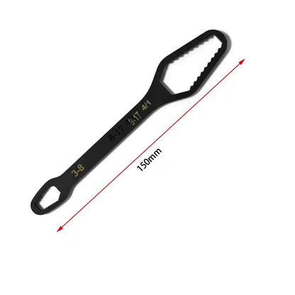 3-17mm Universal Torx Wrench Self-tightening Adjustable Glasses Wrench Board Double-head Torx Spanner Hand Tools for Factory Beauty World Shop