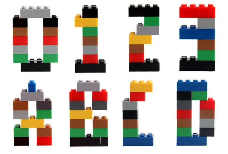 300/1000 DIY creative building blocks bulk set Urban Classic building blocks Assembled birthday gift children's educational toys Beauty Fashion