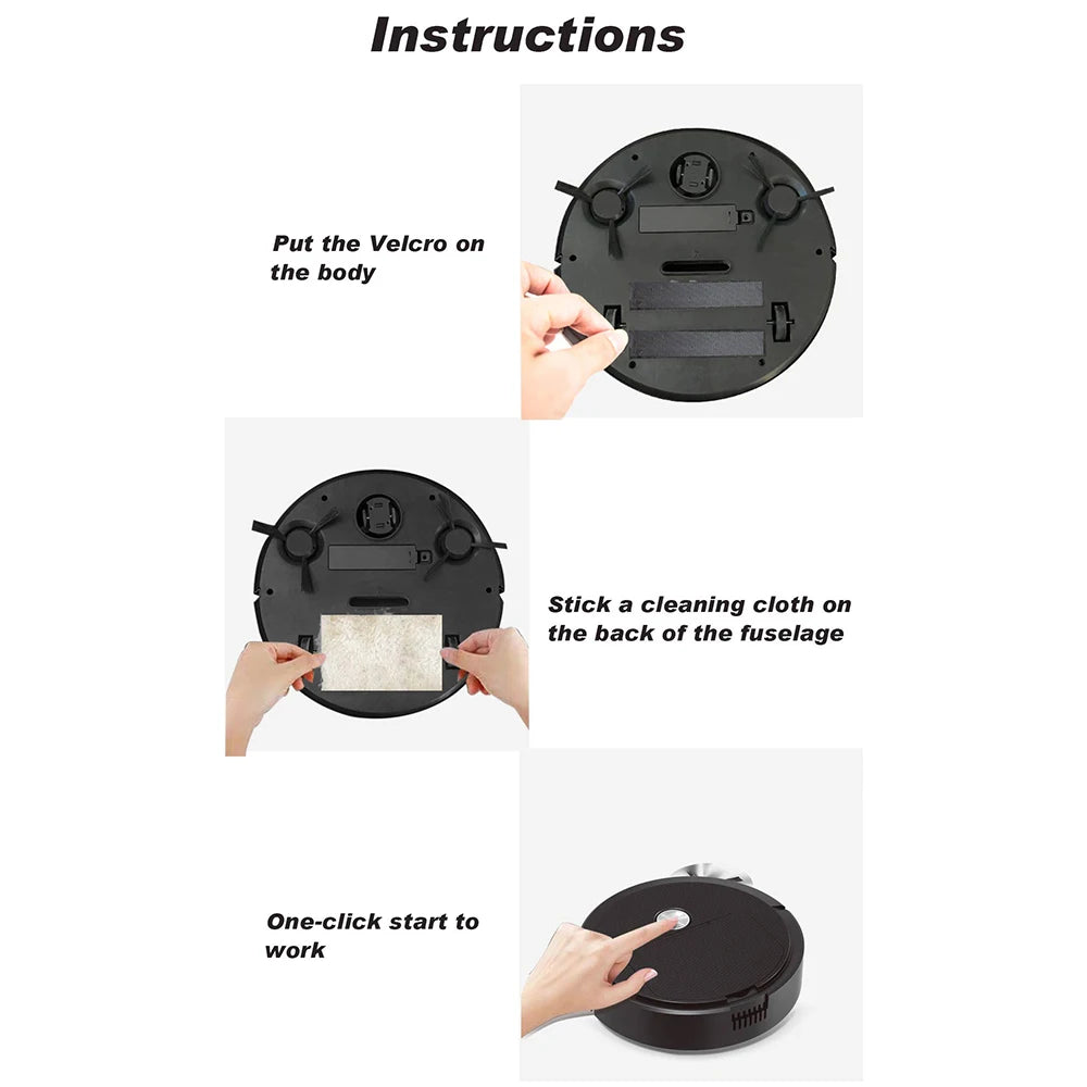 New Mini Sweeper Sweeping 3 In 1 Smart Sweeping Robot and Vacuuming Wireless Vacuum Cleaner Sweeping Robots For Home Use Beauty World Shop