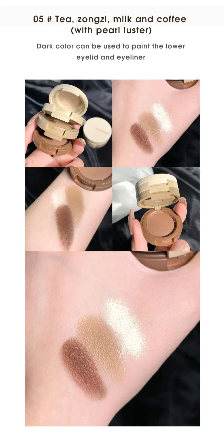 Tri-Color Eye Shadow, Matte Create Multi-Layered Eye Makeup Beauty Trend Shop