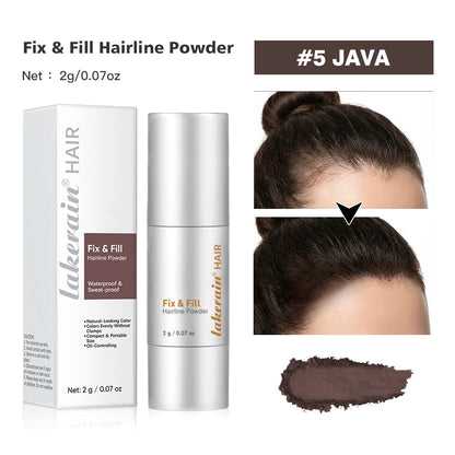 Waterproof Hairline & Root Concealer Pen – Instant Grey Coverage with Easy Blend Powder Stick for Normal Hair Beauty World Shop