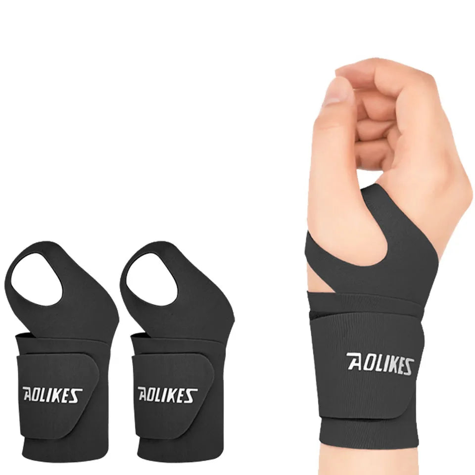AOLIKES Ultra Thin and Soft Wrist Brace Wrist Wraps for Men and Women, Adjustable Wrist Support for Basketball Tennis Badminton Beauty World Shop