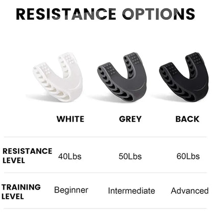 U Shape Jaw Exerciser New Facial Pop N Go Mouth Jawline Face Fitness Muscle Chew Ball Bite Breaker Training Equipment Beauty World Shop