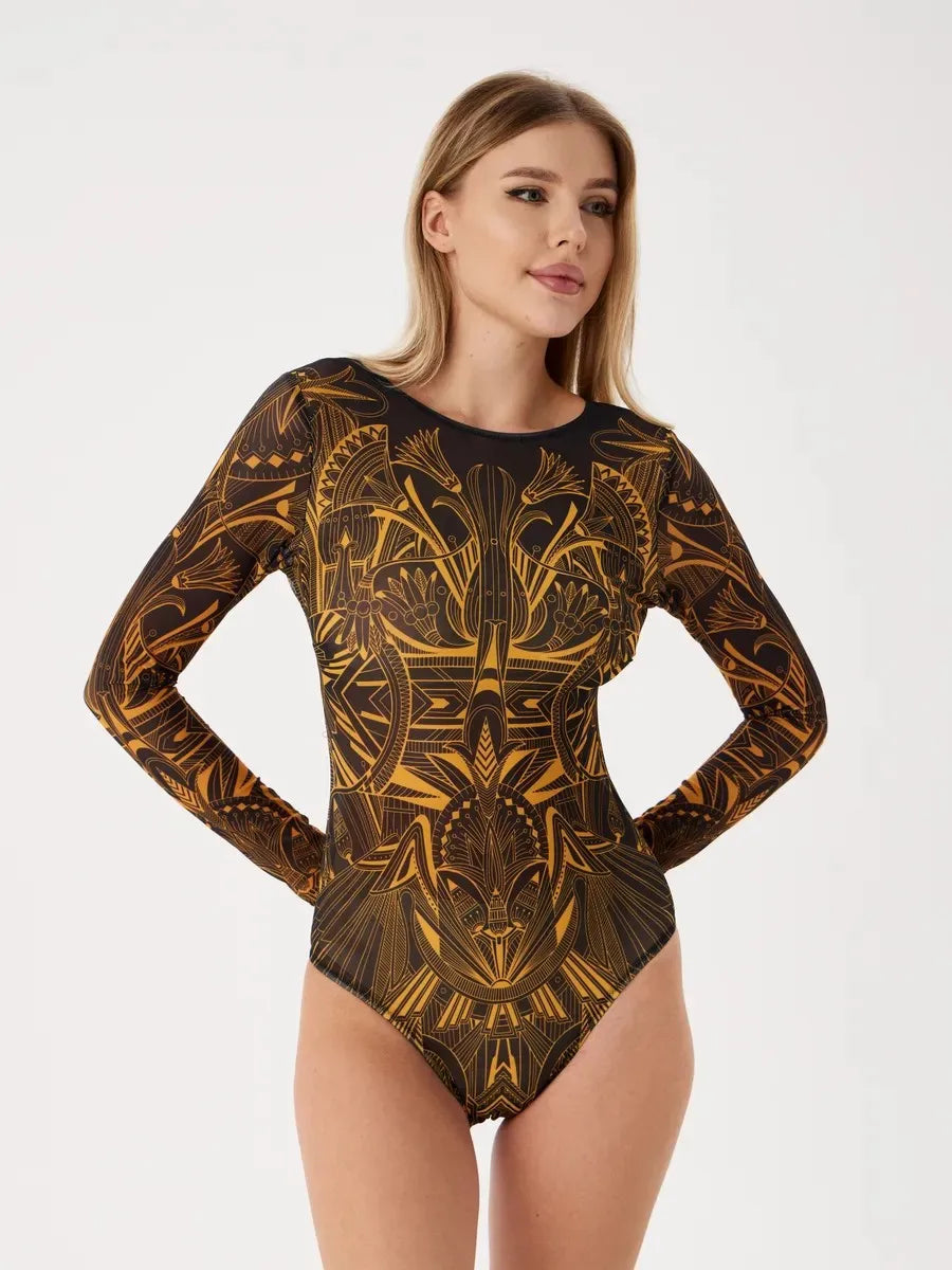 New High Waist Sexy Swimsuit Women Summer Bathing Suit Bikini Set Long Sleeve Swimwear Women Beach Swimming Suit For Female Beauty World Shop