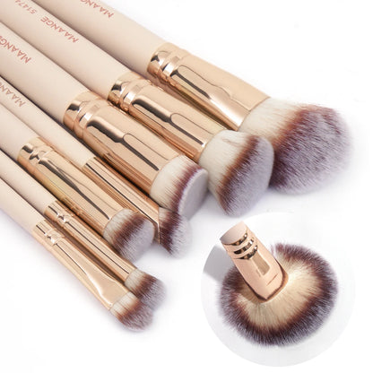 MAANGE 7pcs/set Makeup Brushes for Cosmetic Foundation Powder Concealer Blush Brush Blending Soft Bristles Beauty Tools Beauty World Shop