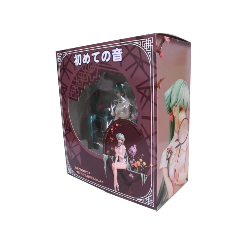 25cm Hatsune Miku In Cheongsam 1/7 Beautiful Girl Figure Model Statue Boys Collection Desktop Decoration Ornament Toys Gifts Beauty World Shop