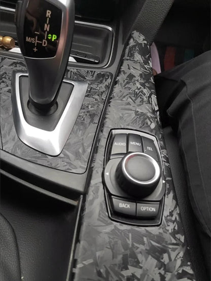 Black Forged Carbon Fiber Vinyl Wrap Cosmic Hex Carbon Car Wrapping Film For Interior & Exterior Vehicle Motorcycle Beauty World Shop